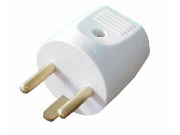 Stikprop - 230V m. DK jord, Hvid