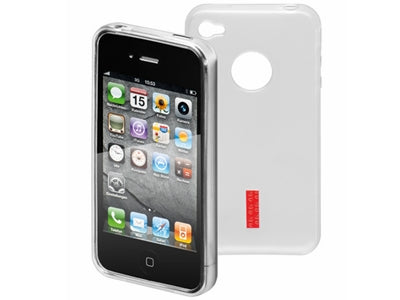 TPU cover til iPhone 4/4s - Soft Touch, Hvid
