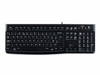 K120 standard tastatur - Nordic, USB interface, Sort