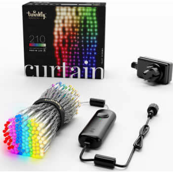 Twinkly Special Edition Curtain 210 RGB + W LED , app-styret