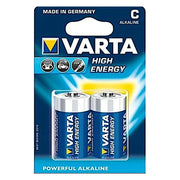 High Energy alkaline C batteri  2 stk