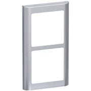 LK Fuga ramme SOFT 63 2x1m lodret - stålmetallic