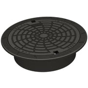 Ulefos 600 x 200 mm karm/dæksel m/lås, rund, flydende, 40 t, SG