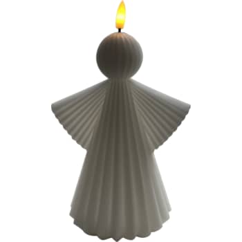 Voks Engel, Hvid voks med 3D flamme, og timer, IP20