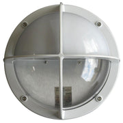 MIA skotlampe hvid G24d-2 1x18W halvskærm IP44