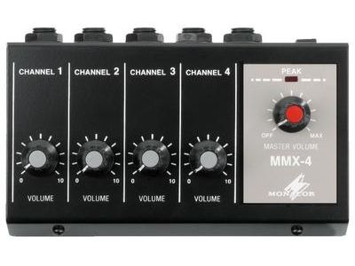 MMX-4 Mikrofon mixer - 4 kanals mono