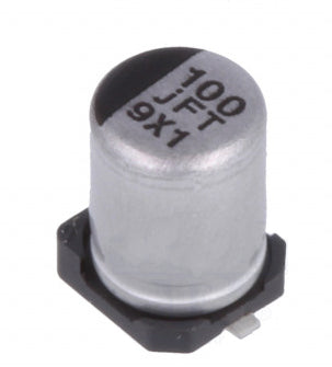 SMD elektrolytkondensator - 100uF / 6,3V, B hus (FT)