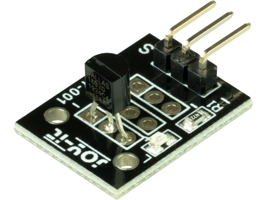Temperatursensor - DS18B20 til Arduino, -55-125°C