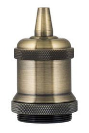 Retro E27 pærefatning - Bronze