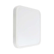 24W LED Dome - Samsung Chip, 4000K, Firkantet, Hvid Ramme, IP44 (inkl. 5 års producentgaranti)