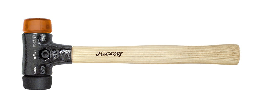 Dødslagshammer - Hård/Blød, Ø40mm, træskaft (621g)