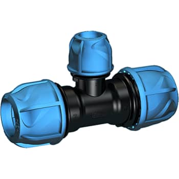 +GF+ iJOINT 50 x 32 x 50 mm tee, reduceret, PP, PN16