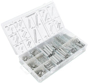 Stålfjeder sortiment - 200 dele