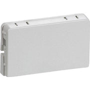 Fuga Indsats blænddæksel til 1½ modul ramme Lysegr