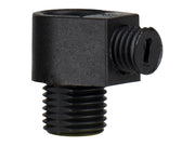 P1 trækaflastning - M10 udvendigt gevind, Sort (1 stk.)