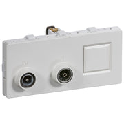 LK antenneudtag TV/R/RJ45 slutdåse TD301 - LG