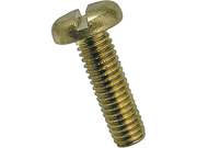 Maskinskrue, panhoved - M3x6mm, ligekærv (25 stk.)