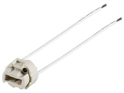 Fatning til G9 pære - Rund m. 15cm ledning (500W)