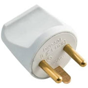 Stikprop rund m/jord grå 230V 16A