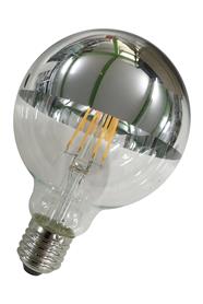 G95 filament LED pære, topforspejlet - 240V / 5W E27 (2700K)