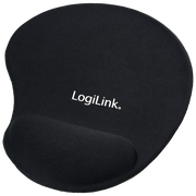 Musemåtte med GEL håndledsstøtte - Sort