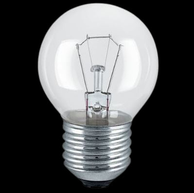 40W krone glødepære E27 klar
