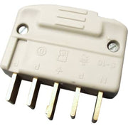 Stikprop 3P+N+J 440V 16A lige grå