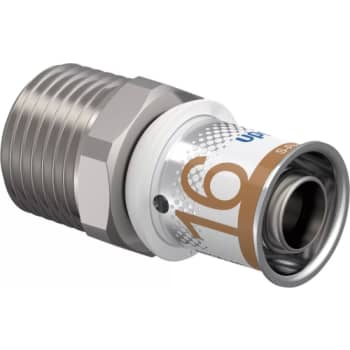 Uponor S-PRESS kobling med nippel CW724 16x1/2"MT