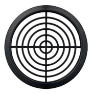 Rund møbel-ventilationsrist - Ø70mm, Grafit