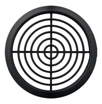 Rund møbel-ventilationsrist - Ø70mm, Grafit
