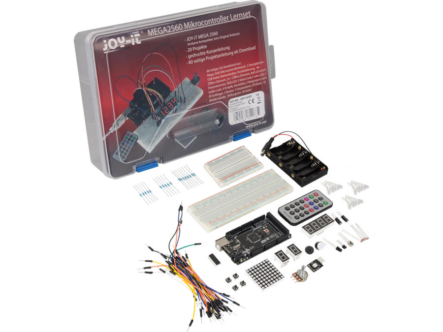 Microcontroller Starter Kit - Mega2560 +20 projekter