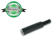 JACK forlænger - 6,35mm mono hun, Sort plast, (HQ)