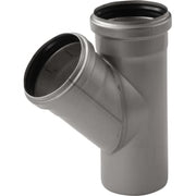 ACO 50 mm 45° rustfri afløbsgrenrør, AISI 304