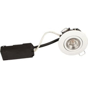 Luna LP 230V Dæmpbar Flimmerfri 6.2W 3000K Ra95 IP44 Mat Hvid Rund.