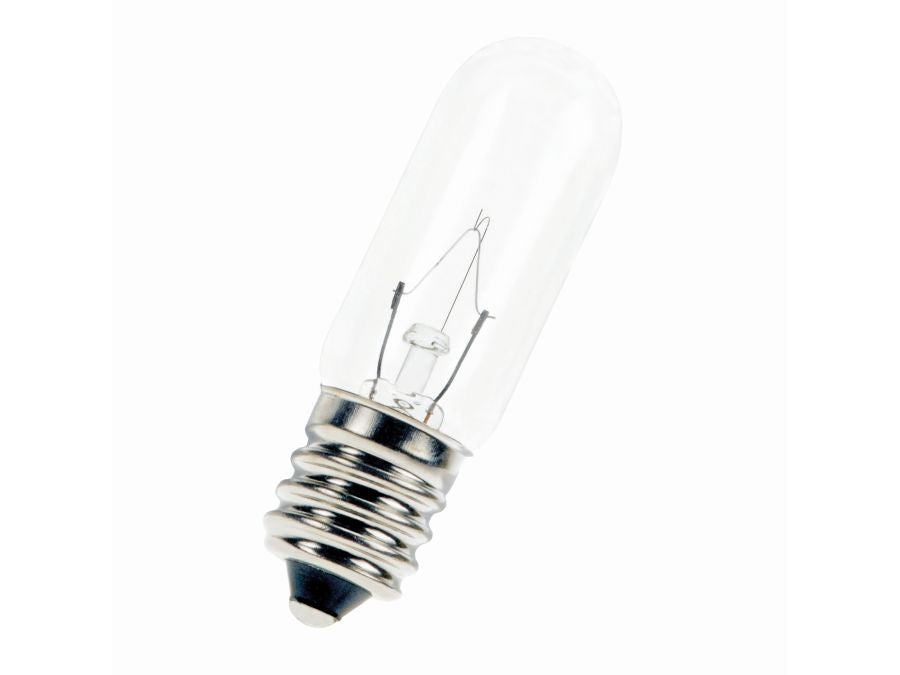 Rørlampe - 24V / 292mA / 7W, E14 sokkel (Ø16x54mm)