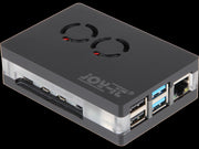 Kabinet til Raspberry Pi 4 B - Aktiv køling, transparent