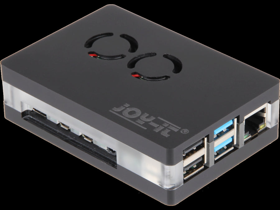 Kabinet til Raspberry Pi 4 B - Aktiv køling, transparent