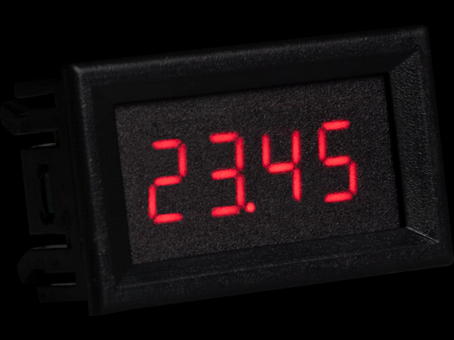 Digital spændings-panelmeter - 0-33V (4 cifre)