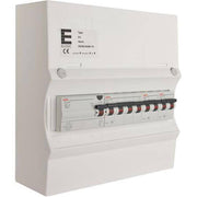 Færdigmonteret gruppetavle - HPFI - 1x16A 3P+N, 2x13A 1P+N - Hvid