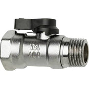 1/2" Kugleventil TA 400 sort