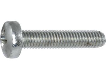 Krydskærv maskinskrue, panhoved - M3x5mm, PZ1 (50 stk.)