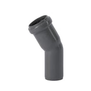 32 mm x 30° Bøjning afløb PP grå