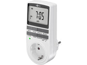 Digital Timer - Programmerbar, CEE7/4 udtag, Hvid
