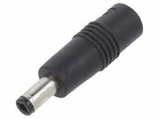 DC adapter - Ø5,5x2,1mm hun til 5,5x2,5mm han