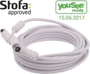 forlængerkabel 5Mhvid yousee/stofa