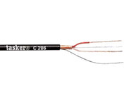 Mikrofonledning - 2 x 0,22mm² CU, Ø3,8mm Sort (metervare)