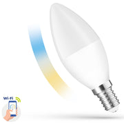 5W Led pære med WI-FI Og justerbar kelvin E14