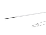 Monteringsledning - 0,2mm² massiv fortinnet CU, Hvid (100m)