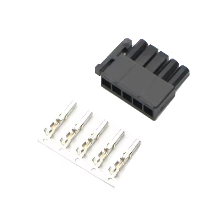 Ledning-til-print PSU/bundkort stikhus - 1x5pol hun (4,2mm)