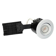 QUICK INST rund mat hvid + Diolux R4d-2 827 303lm